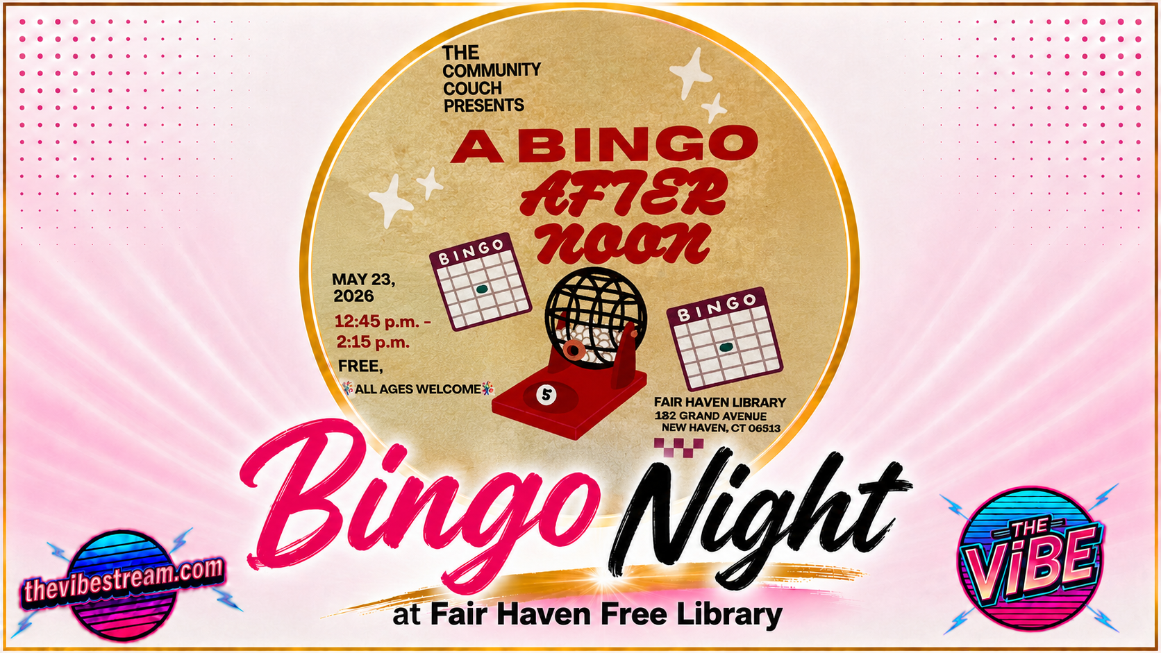 Community Couch Hosts “A Bingo After Noon” Event at Fair Haven Library